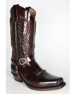 3434 Sendra Cowboystiefel Flor. Fuchsia