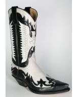 3840 Sendra Cowboystiefel Laca Negro Laca Hielo