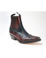 4660 Sendra Stiefeletten Hurricane Rojo Python Azul