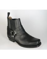 5049 Sancho Abarca Bikerboots Stiefeletten Negro