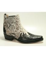 6152 Sancho Stiefeletten Coco Negro Python