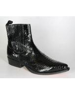 621 Tony Mora Stiefelette TB Python Negro 2