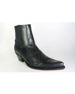 7216 Sendra Stiefelette JAVI Negro Stickung