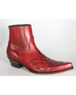 7216 Sendra Stiefelette JAVI Ciclon Rojo Stickung