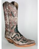 7428 Sendra Cowboystiefel Hurricane Marfil Python 