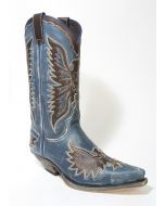 8994 Sendra Boots Cowboystiefel Raspado Azul