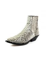 2575 MAYURA Stiefeletten Python Blanco