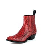 2496 Mayura Boots Stiefeletten Python Rojo