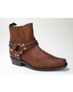 WB-03 Stars and Stripes Bikerboots Brown