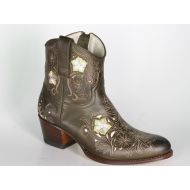 14194 Sendra Stiefelette Debora Oliva Flower