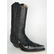 3242 Cowboystiefel Sendra Ibiza schwarz mit Flamme