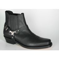 5049 Sancho Abarca Bikerboots 362 Naht Negro