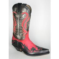 6480 Sendra Cowboystiefel Barbados Negro N. Rojo