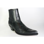 7216 Sendra Stiefelette JAVI Negro Stickung