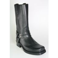 7410 Sendra Bikerboots Negro mit Gummisohle