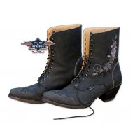 669 Rosie Stars&Stripes Schnuerstiefel Black