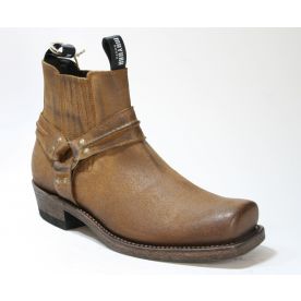 004 MAYURA Bikerboots Afelpado Tabaco