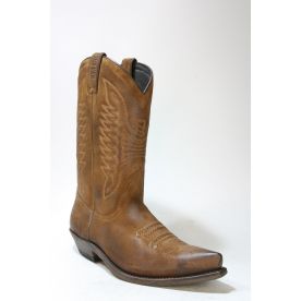 020 MAYURA Cowboystiefel Afelpado Tabaco