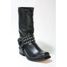 11188 Sendra Bikerboots Blues Salvaje Negro