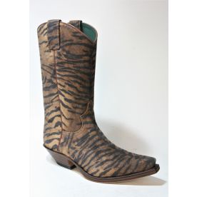 2966 SENDRA BOOTS Serr. Imitation Tigre Camello