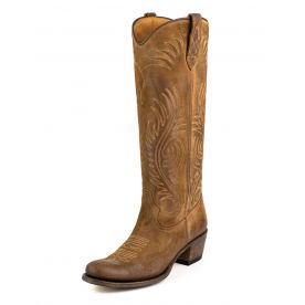 2600 Mayura Cowboystiefel Langschaft Afelpado Tabaco