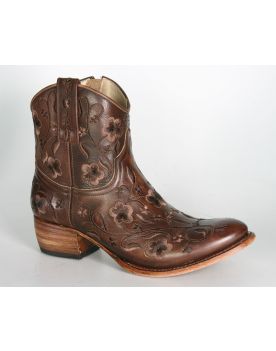 10064 Sendra Stiefelette SARA Deep Lavado Marron