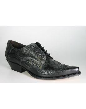10066 Sendra Mezcal Schuhe Negro Barbados Negro