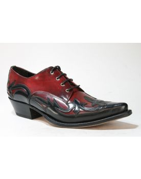 10066 Sendra Boots Schuhe Flor. Negro Flor. Cherry
