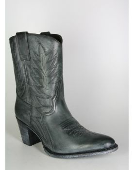 10318 Sendra Cowboystiefel Kurzschaft Donna Vibrant Grau