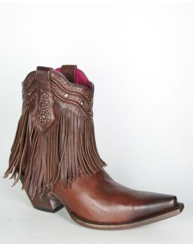 1046 Matera Fransenstiefel Trento Choco