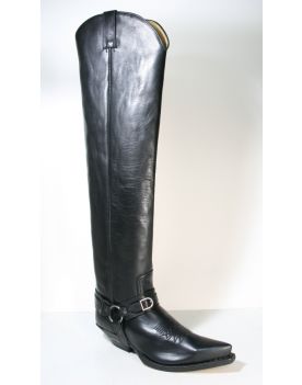 10757 Sendra Overknees Cowboystiefel Bartolo Negro