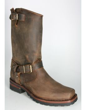 10777 Sendra Bikerboots Engineer Lavado