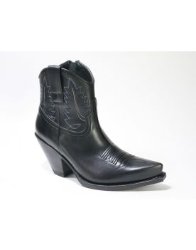 10779 Sendra Cowboy-Stiefelette Gorca Negro 