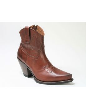 10779 Sendra Cowboy-Stiefelette Gorca Salvaje Cuoio 