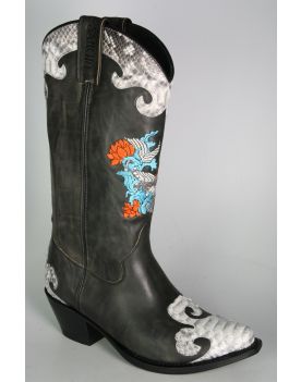 10823 Cowboystiefel Point Notte Python Koi