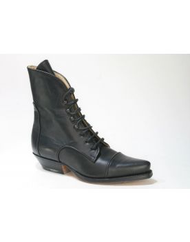 1088 TONY MORA Schnürstiefel Negro