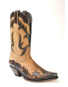 11111 Sendra Cowboystiefel GAIA Britnes Marron Sprinter Tan