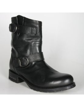 11359 Sendra kurze Bikerboots Negro