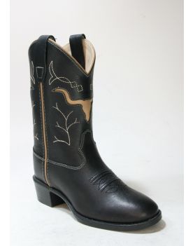 1153 OLD WEST Glendale  Kinder Cowboystiefel Black