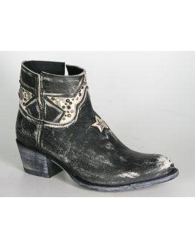 11809 Sendra Kurzstiefel Debora Alya Raspado Negro 