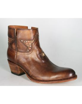 11809 Sendra Kurzstiefel Debora Deep Natural Lava