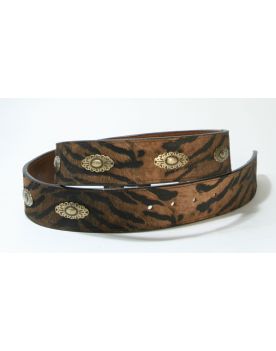 1197 Sendra Ledergürtel Serr. Imit. Tigre