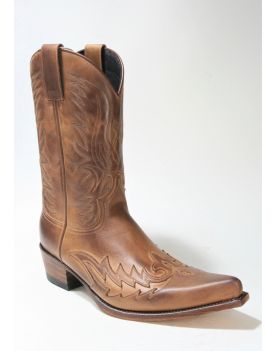 12994 Sendra Cowboystiefel JAVI Frisco Teak Borron Brown