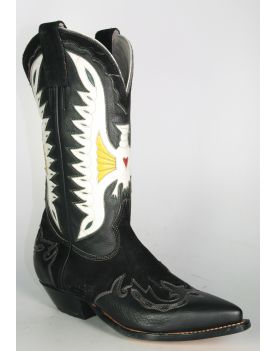 149 Cowboystiefel Don Quijote Black Adler