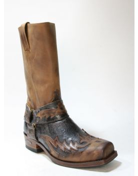 15495 Sendra Bikerboots BLUES Flota Tang Borr. Barbados