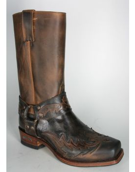 15495 Sendra Bikerboots BLUES Flota Tang Borr. Barbados