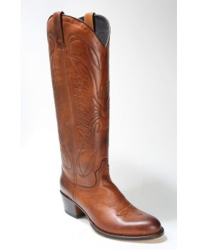 17087 Sendra Lederstiefel Hochschaft Debora Salvaje Cuoio