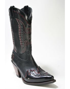 17283 Sendra Cowboystiefel LULA Flora Negro