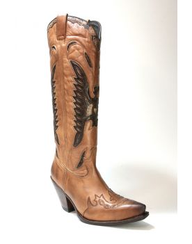 17295 GORCA Cowboystiefel Salvaje Miele 
