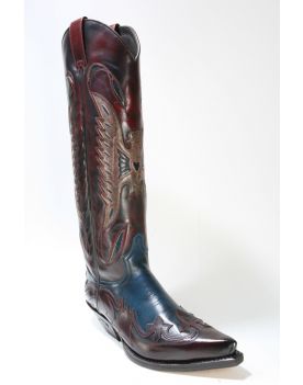 17355 Sendra Boots Hochschaftstiefel Hurricane Rojo Hurricane Marfil